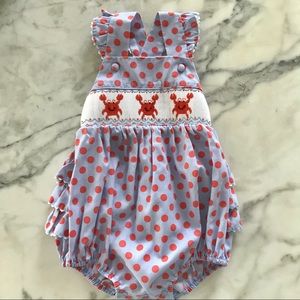 Southern Tots Smocked Crab Bubble 24m